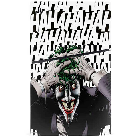 DC Comics The Joker Killing Joke Variant Cover Art by Brian Bolland PS5 Slim Digital Edition Console Skin